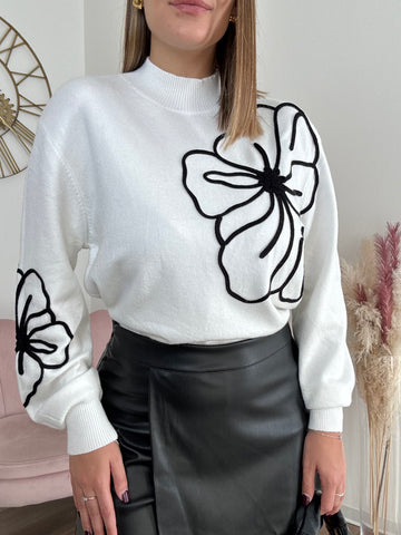 Pull Margot Bianco