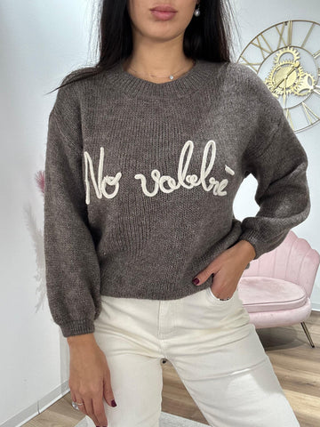 Pull No Vabbè Taupe
