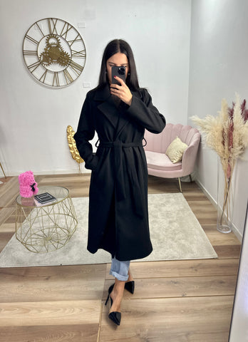 Cappotto Lungo Nero