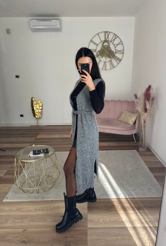 Cardigan Smanicato Grey