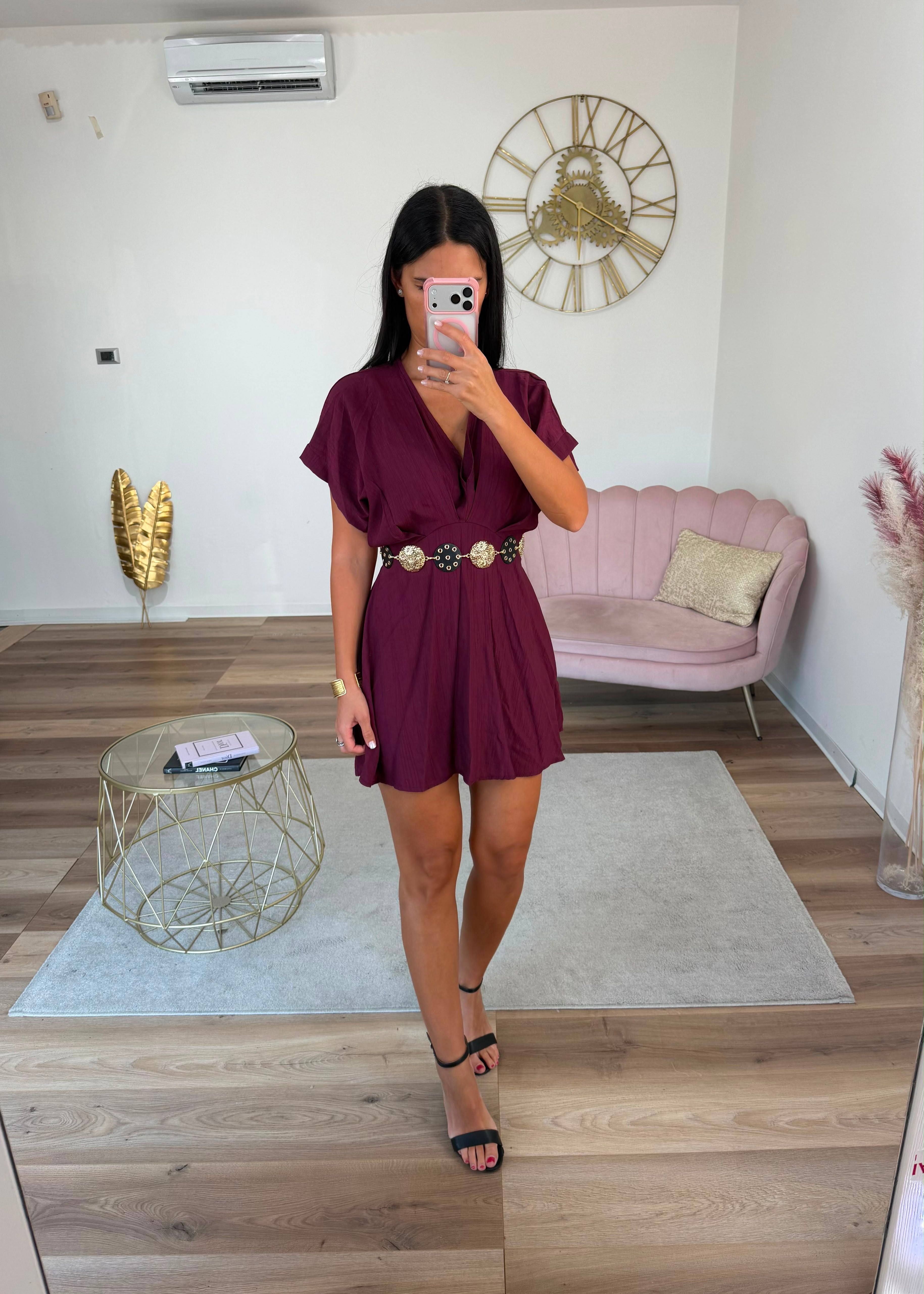 Abito Margot Bordeaux
