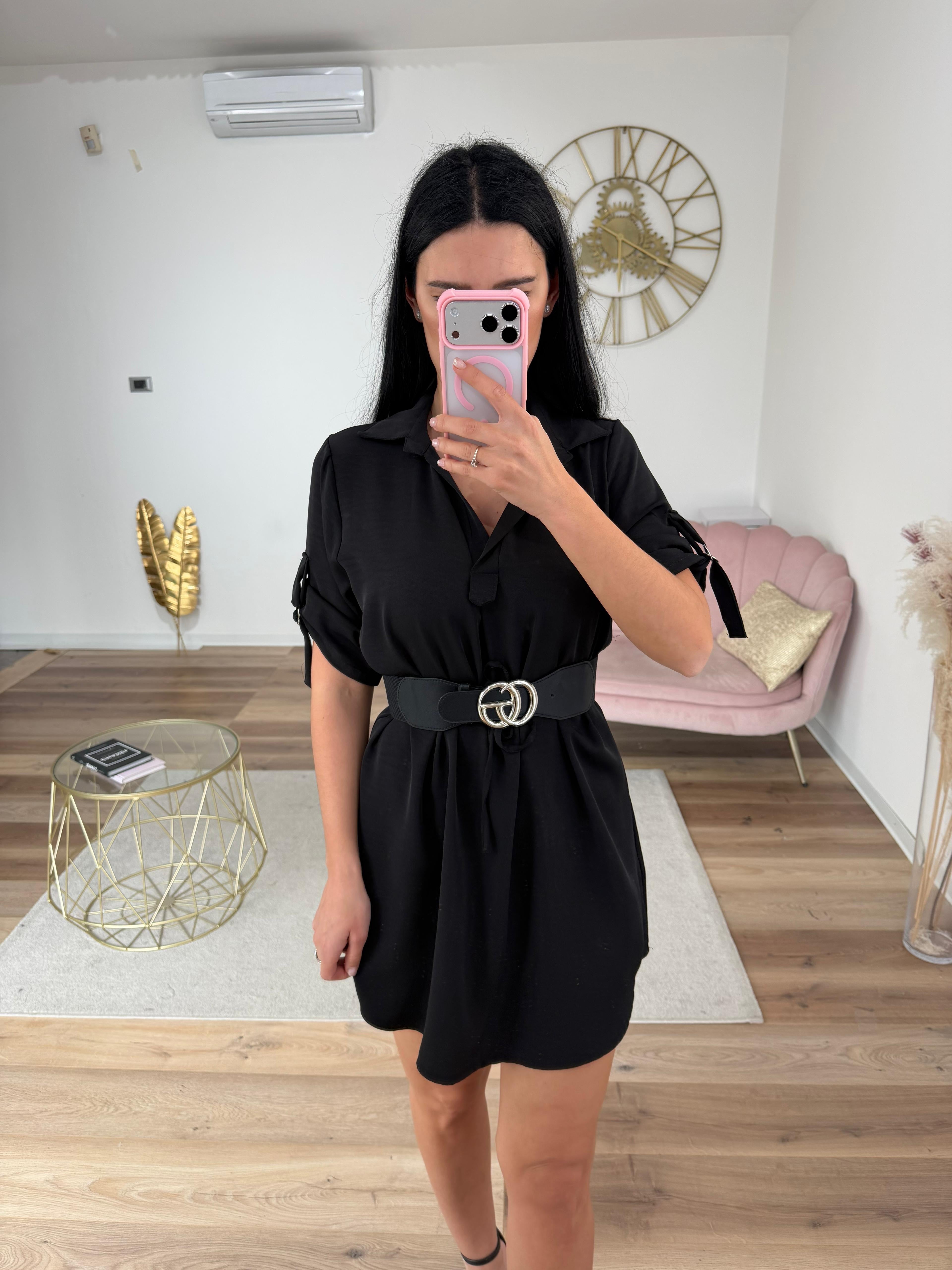 Maxi Camicione Nero