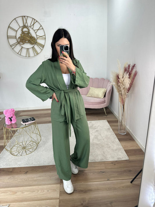 Completo Kimono Verde
