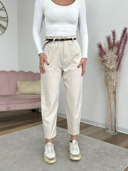 Pantalone Office Beige