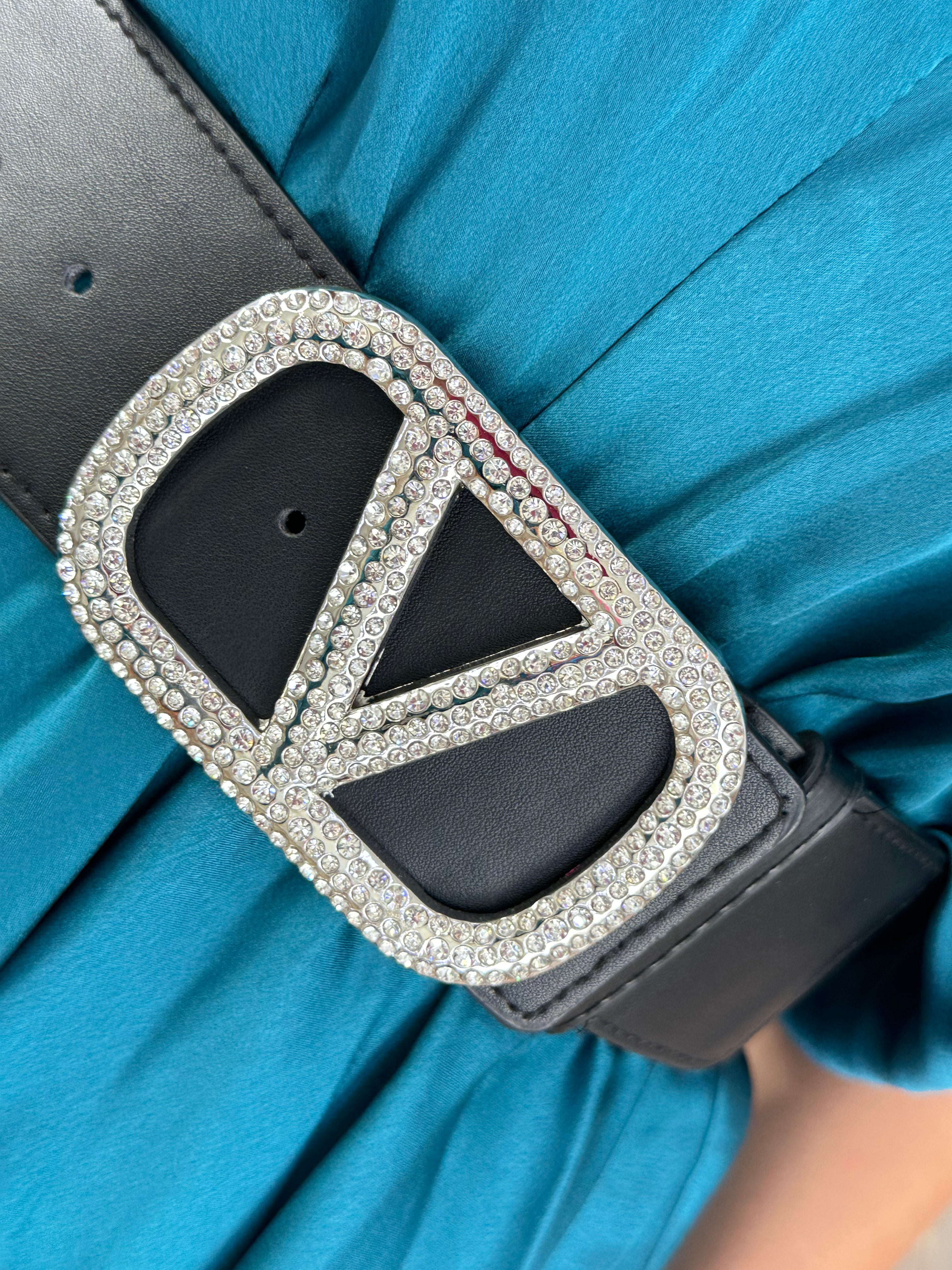 Cinturone Valentina Brillantina Argento