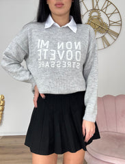 Pull Non Mi Stressare Grey