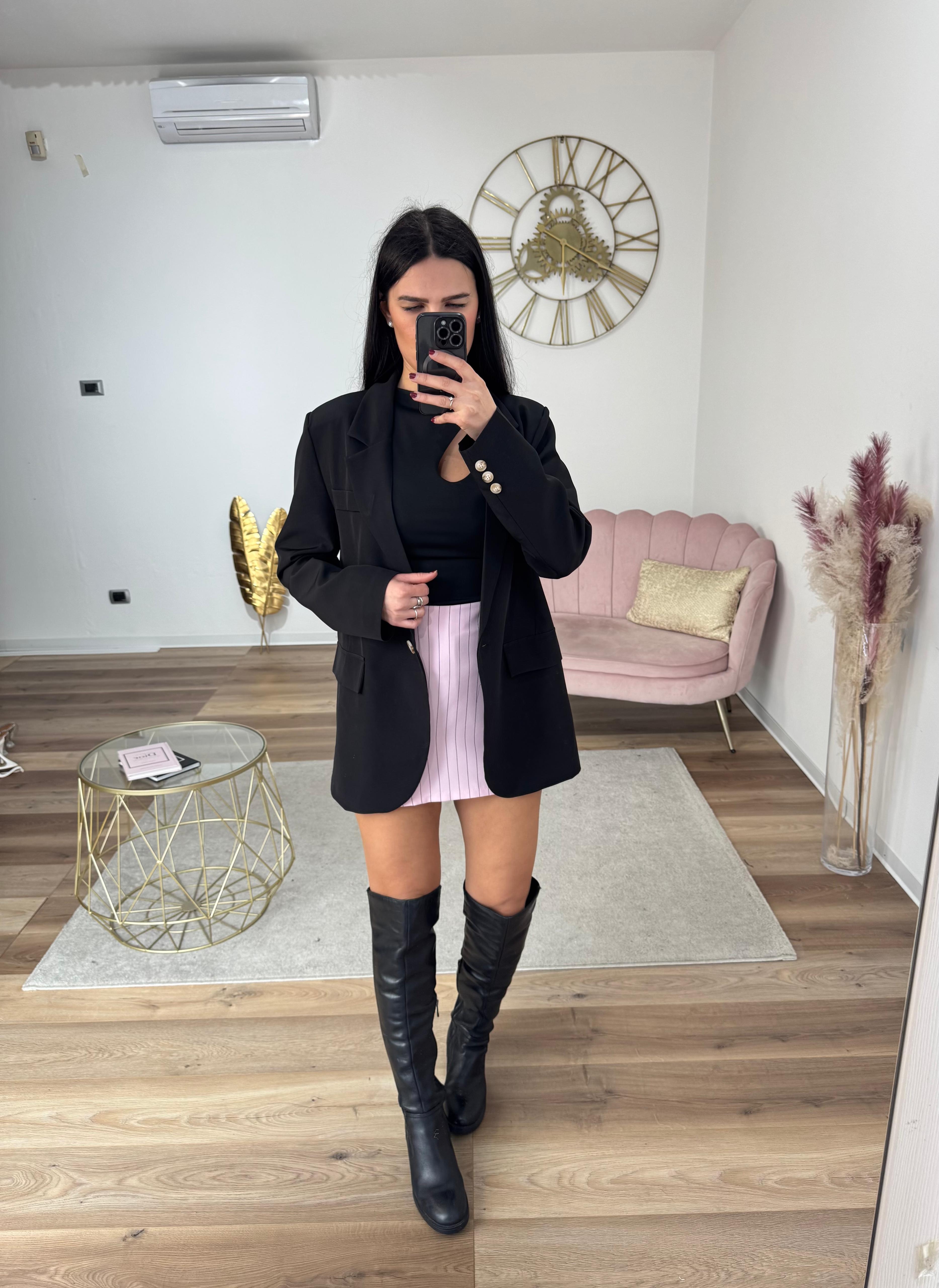 Pantagonna Gessato Rosa