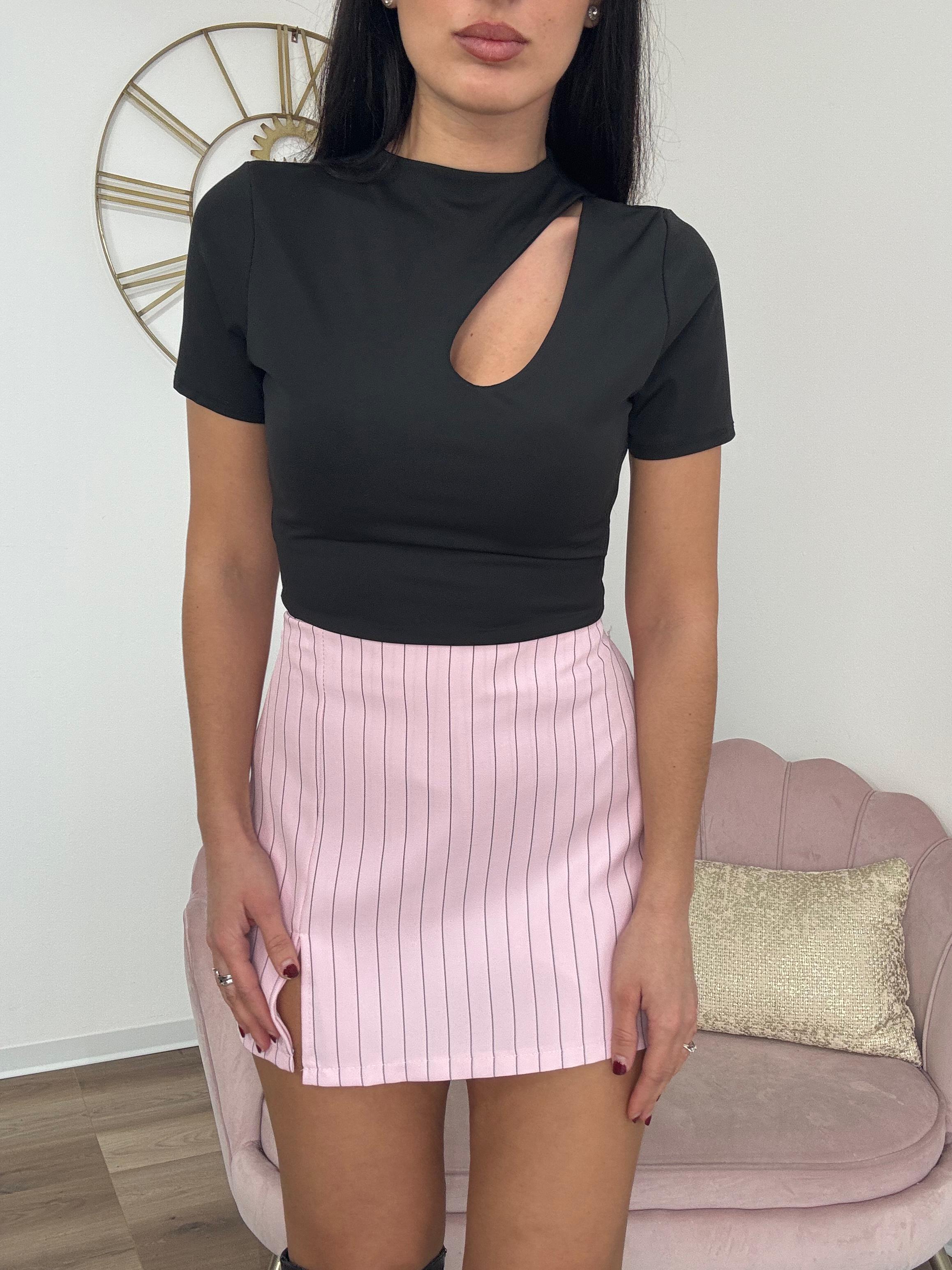 Pantagonna Gessato Rosa