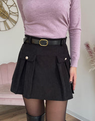 Gonna Elena Velluto Nera