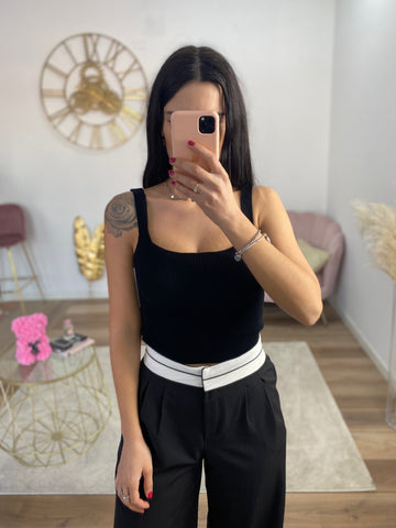 Top filo Nero